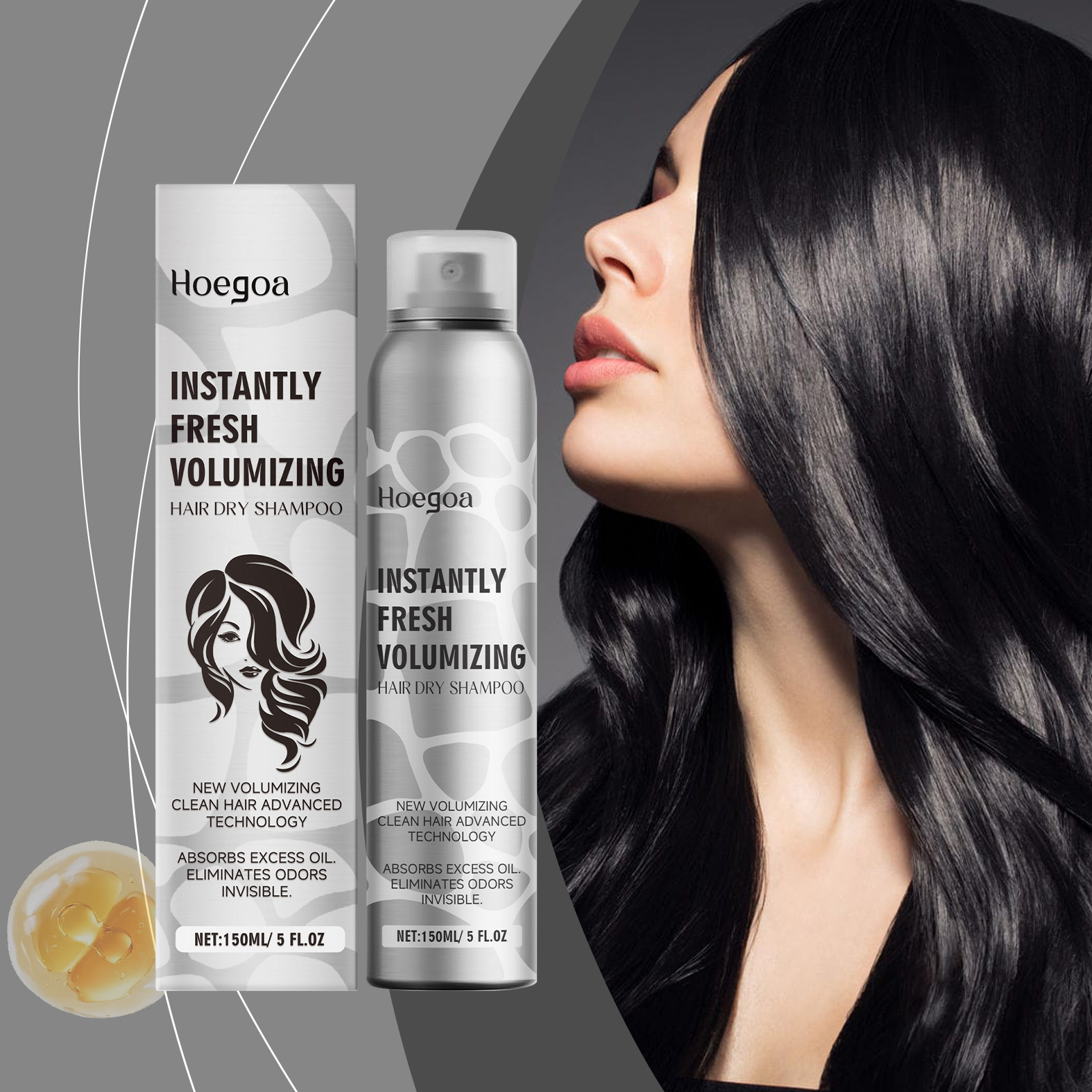 Hair Care Long Hair - Hair Dry Shampoo Volumizing Refreshing Oil