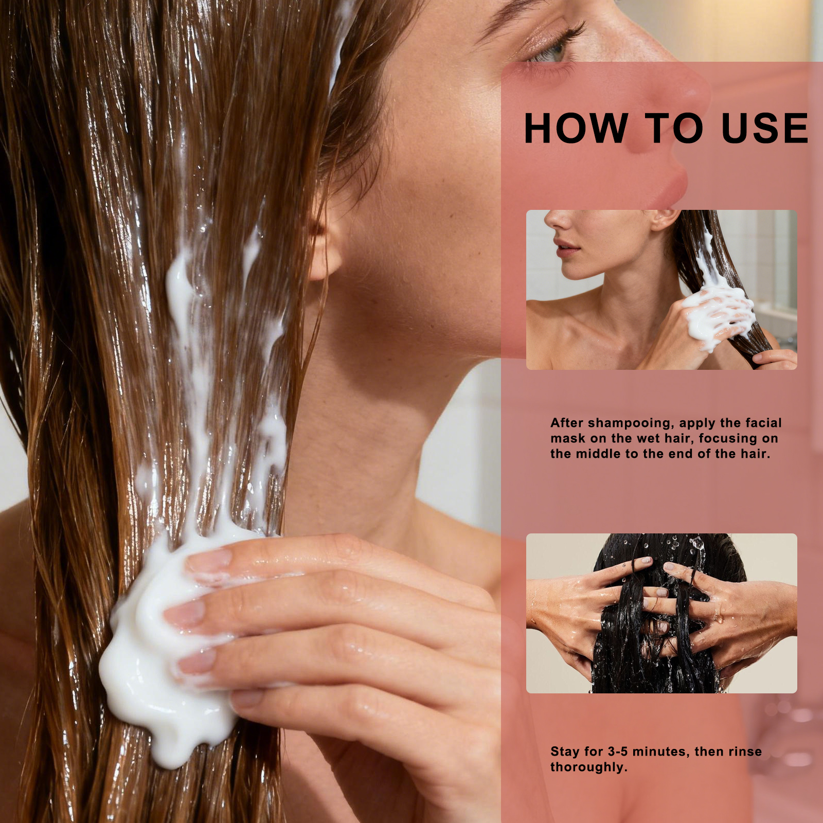 Leave-In Hair Mask Deep Repair - Hair Care Dupes ulasan dan harga