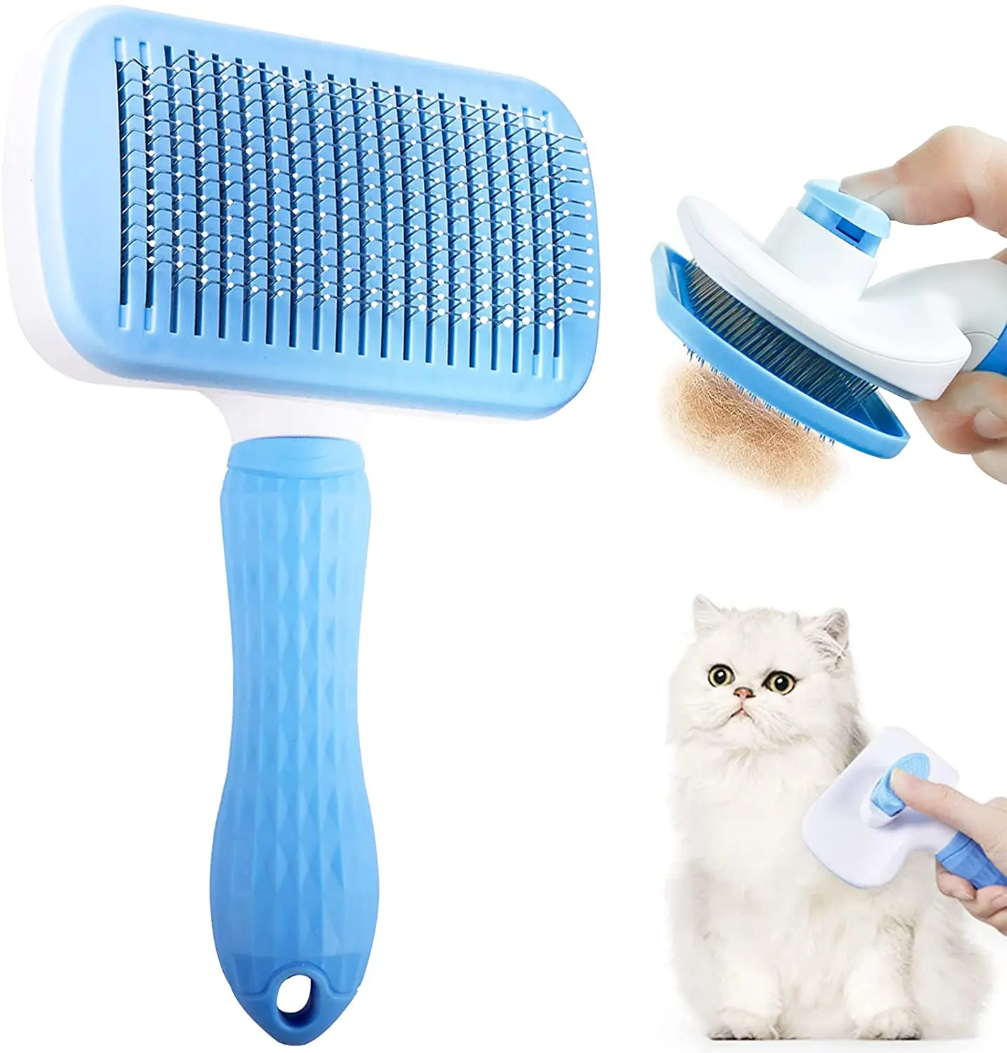 Dog Hair Remover Brush Cat Hai - Hair Care Long Hair ulasan dan harga