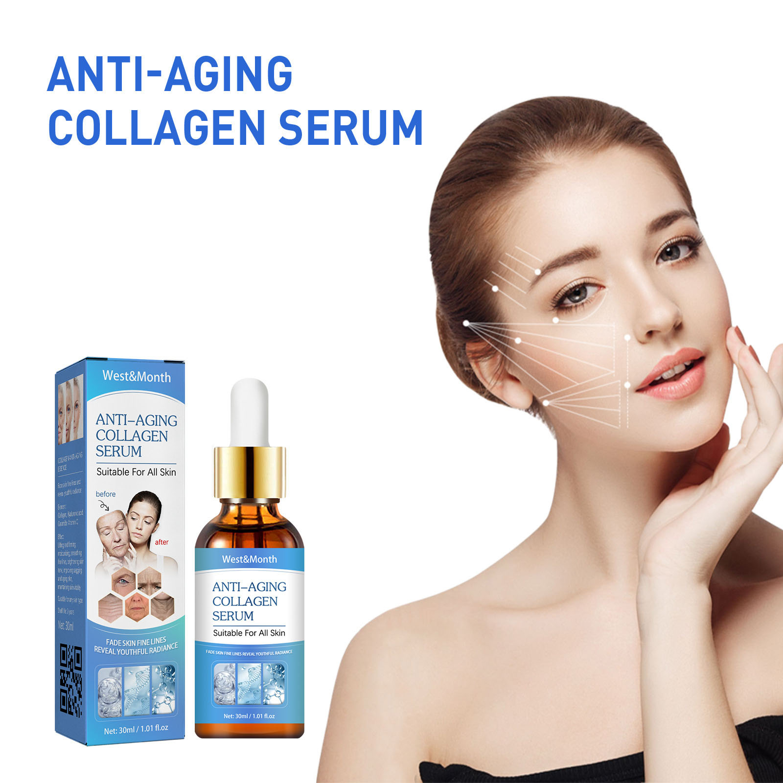 Wrin-kle Removal Serum Lighten - Silk Press Serum ulasan dan harga