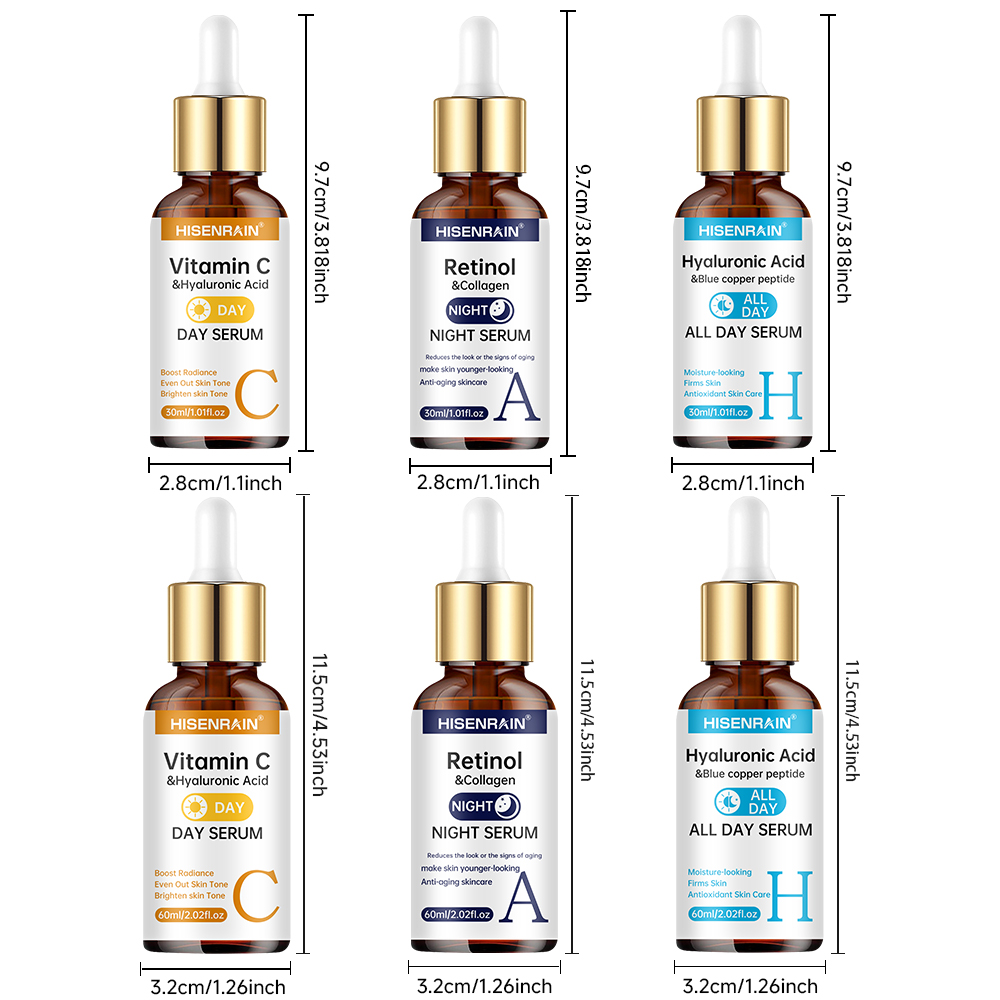 HISENRAIN Vitamin C + Retinol  - Silk Press Serum ulasan dan harga