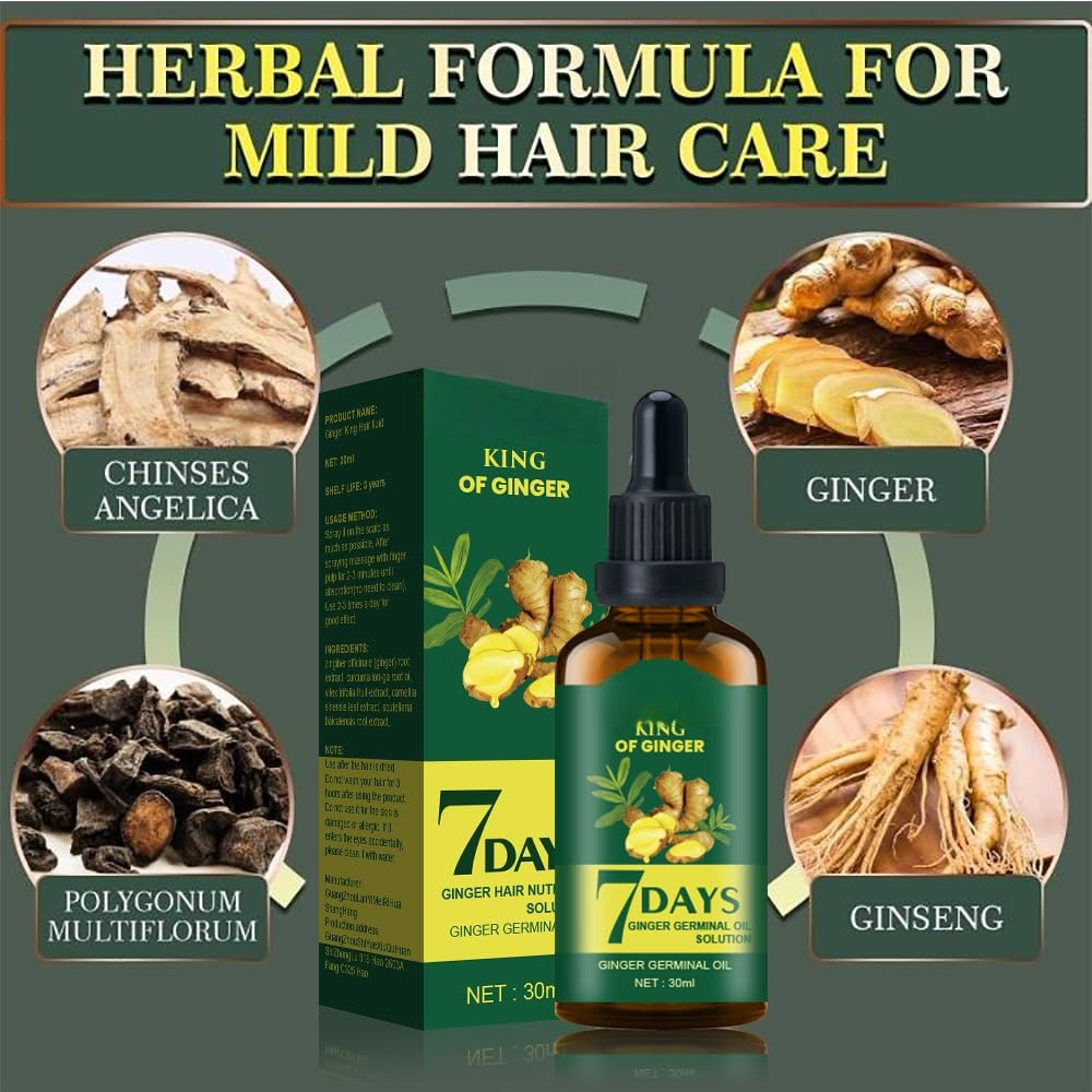 Hair Growth Oil Ginger Biotin  - Hair Care Fragrance Essential Oil ulasan dan harga