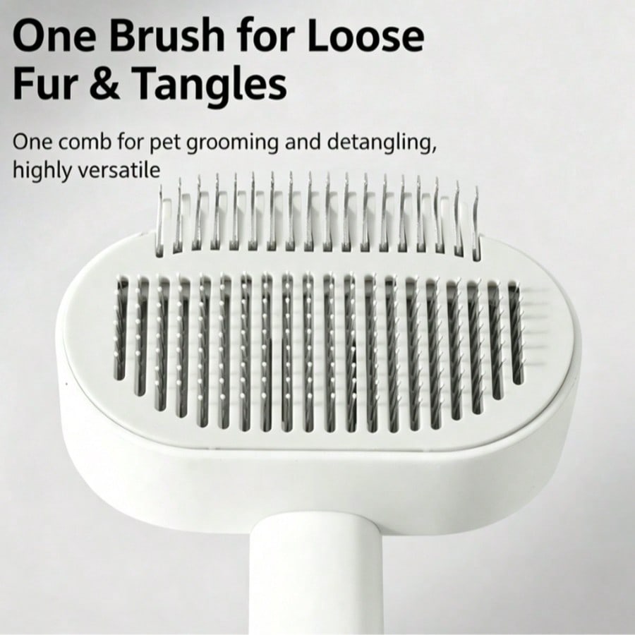 1PC Cat Dog Self-Cleaning Brus - Hair Care Is Self Care ulasan dan harga