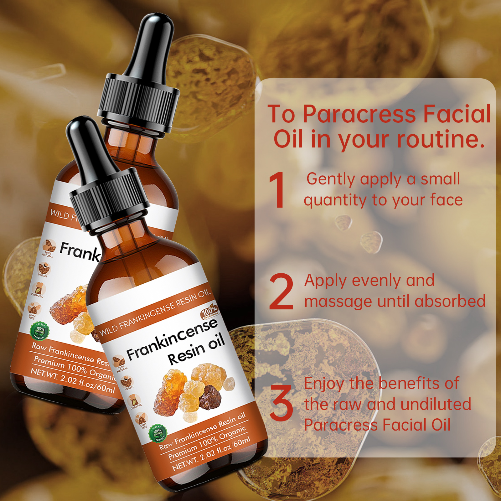 Organic Frankincense Resin Fac - Silk Press Serum ulasan dan harga