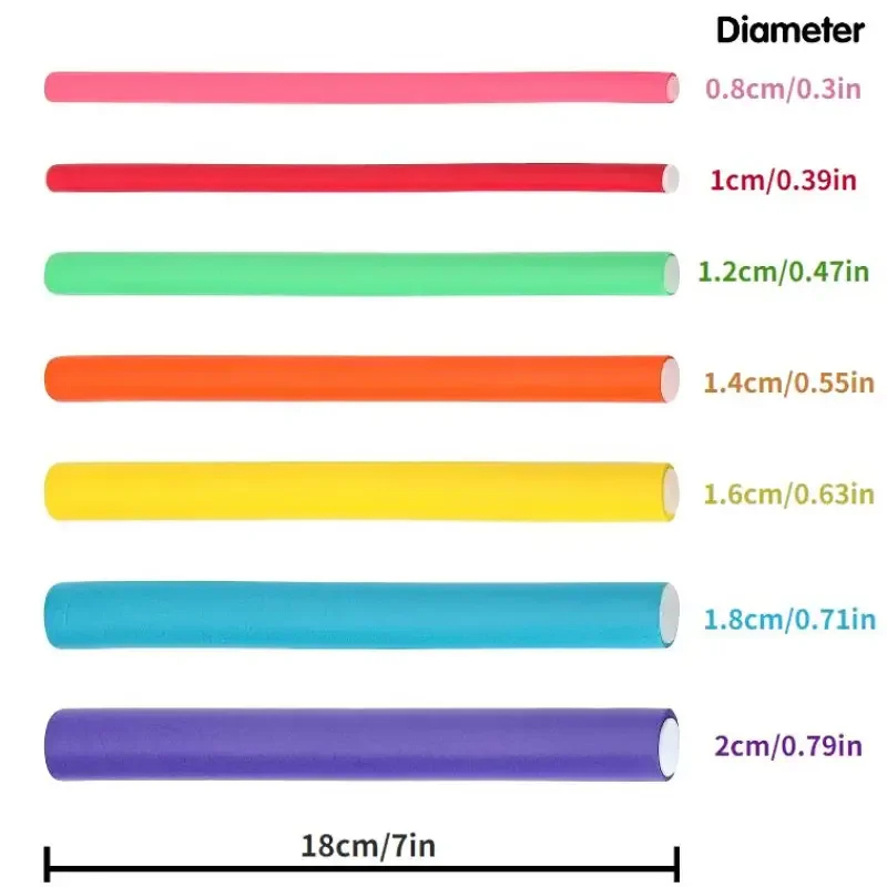 42pcs Flexible Foam Hair Curli - Hair Roller Set Flexi ulasan dan harga