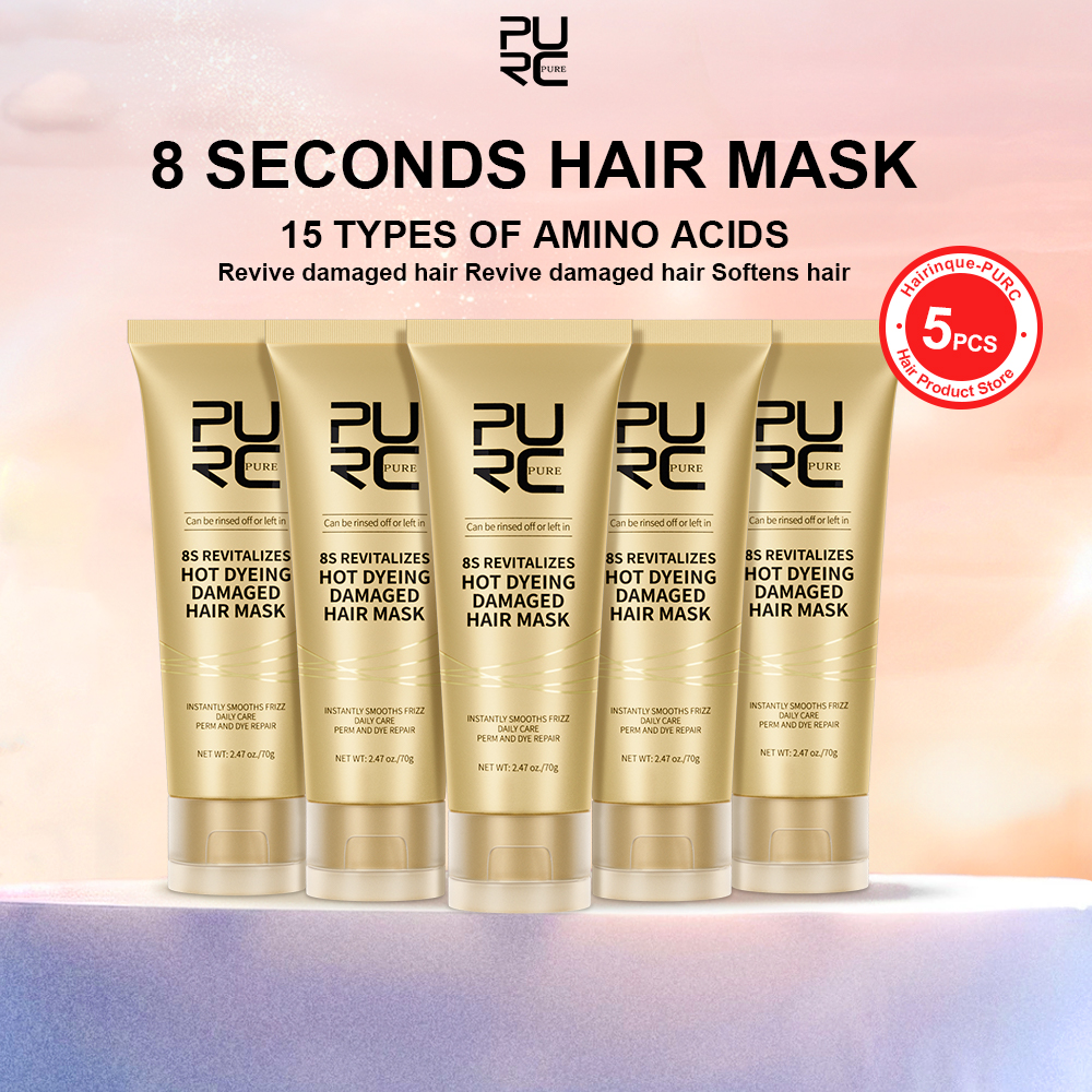 PURC Hair Mask Set 8 Seconds I - Hair Care Dupes ulasan dan harga