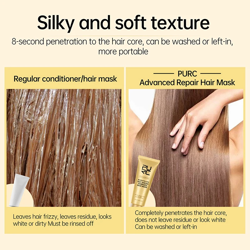 PURC Hair Mask Set 8 Seconds I - Hair Care Dupes ulasan dan harga