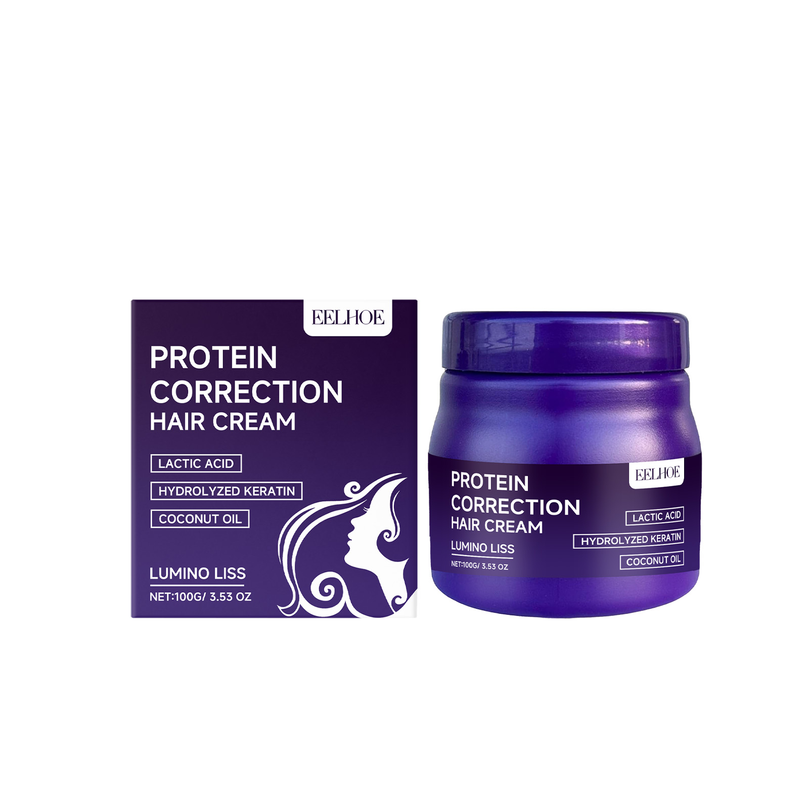 EELHOE Protein Hair Straighten - Hair Care Dupes ulasan dan harga