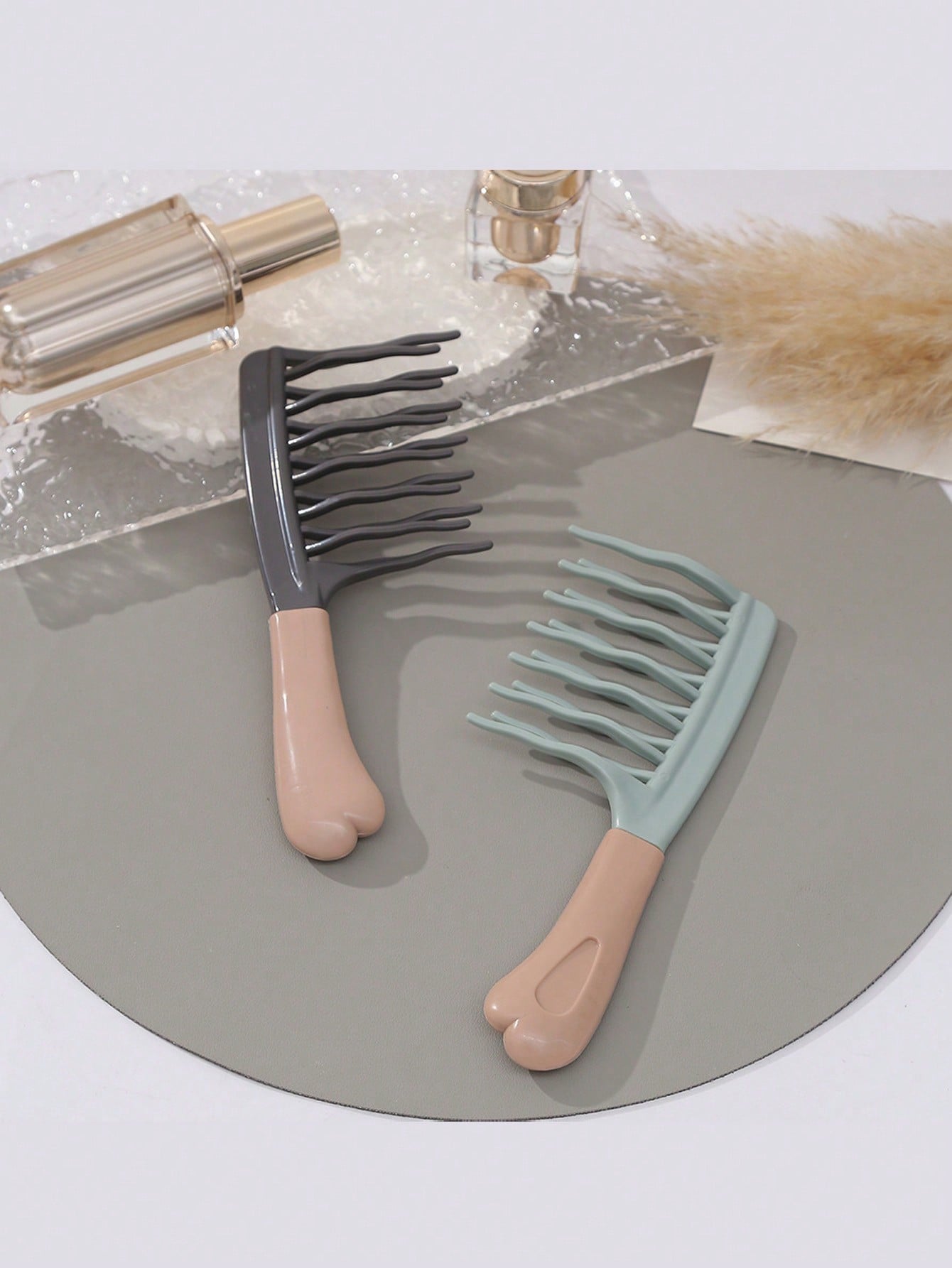 1 Set Of Double-Tooth Wide-Too - Hair Care Long Hair ulasan dan harga