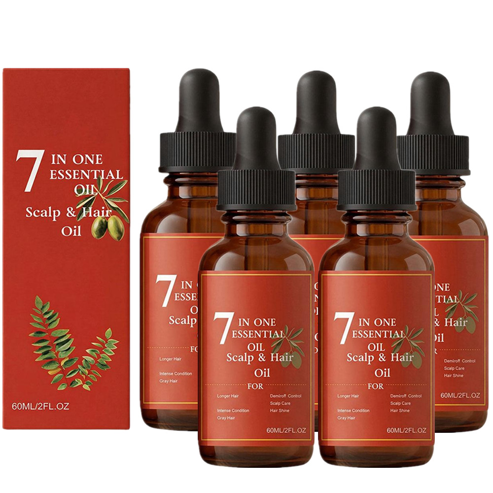 1-5X 60ml 7-in-1 Essential Sca - Hair Care Fragrance Essential Oil ulasan dan harga