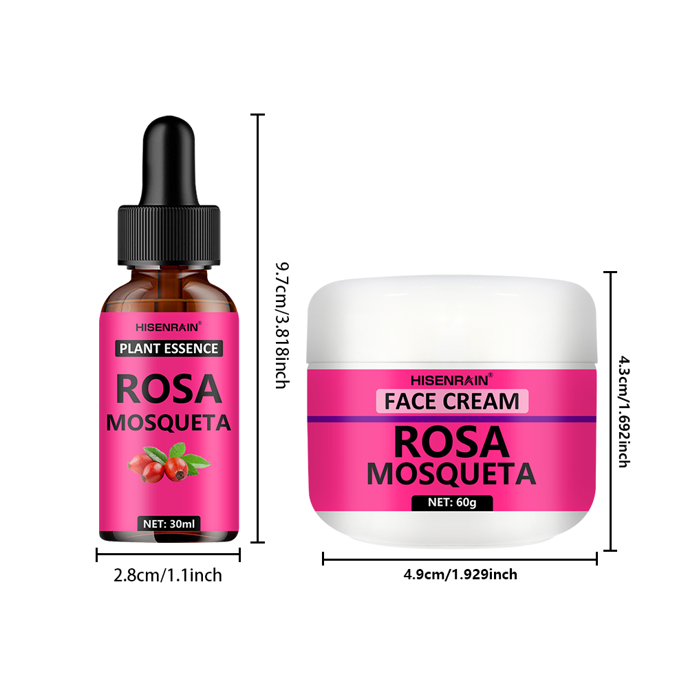 HISENRAIN Rosehip Skincare Set - Silk Press Serum ulasan dan harga