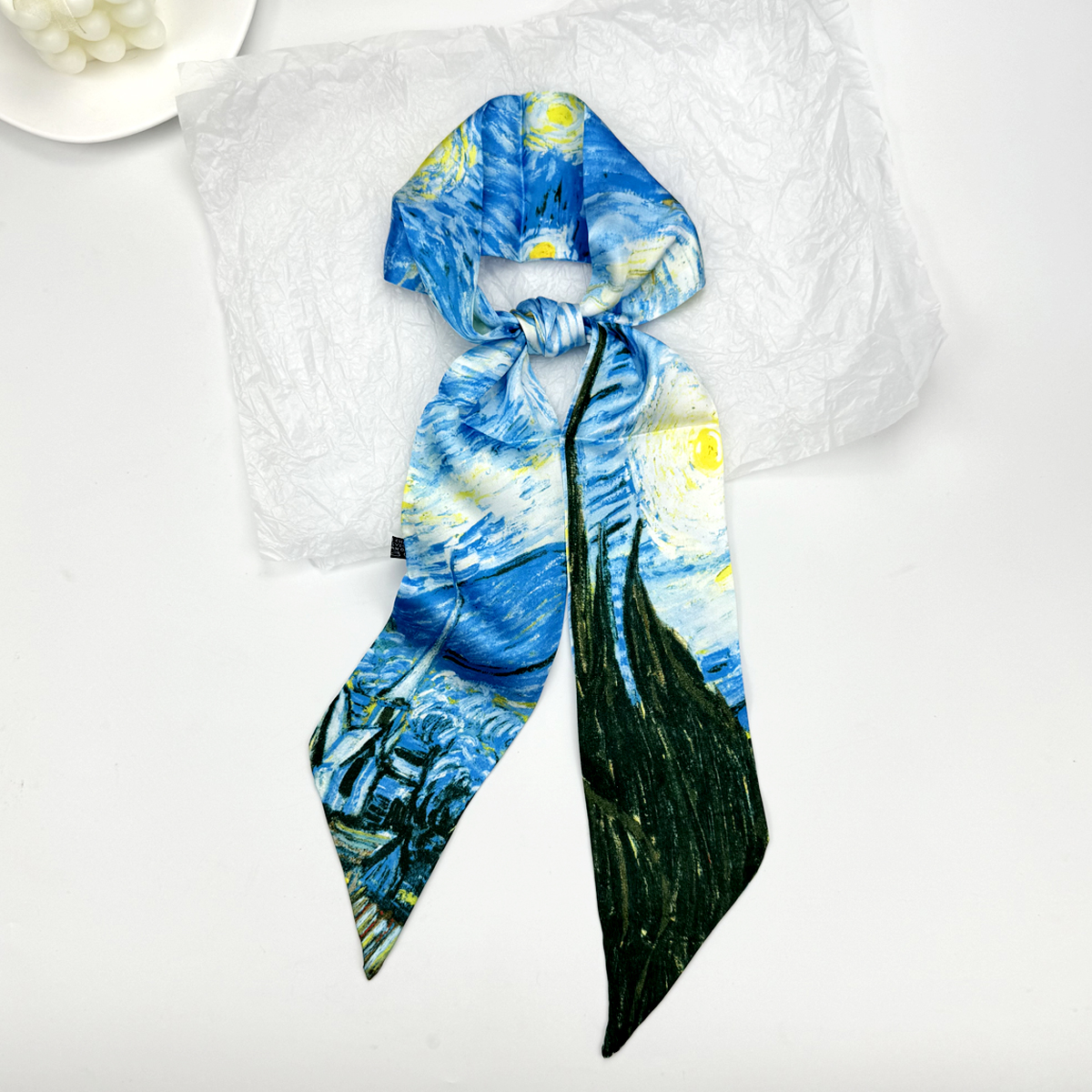 New Ribbon Silk Long Scarf Wom - Hair Care Long Hair ulasan dan harga