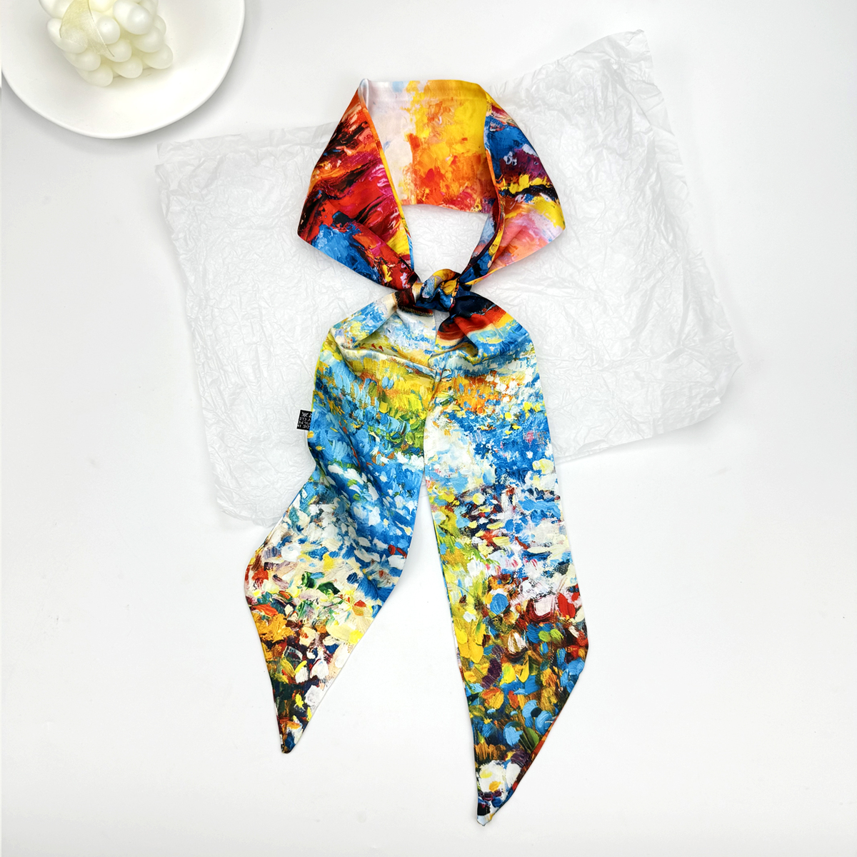 New Ribbon Silk Long Scarf Wom - Hair Care Long Hair ulasan dan harga