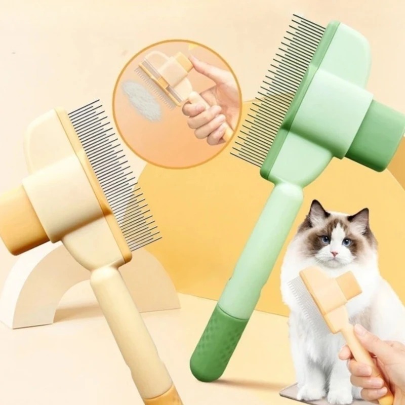 Pet Cat Comb Cat Dog Hair Remo - Hair Care Long Hair ulasan dan harga