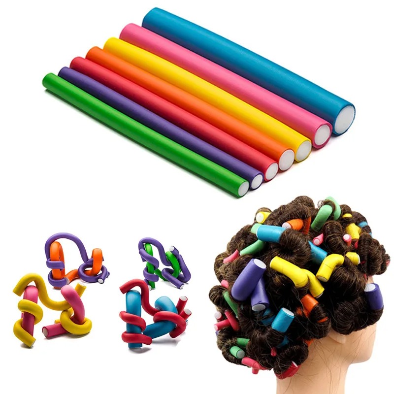 42pcs/Set Flexible Curling Rod - Hair Roller Set Flexi ulasan dan harga