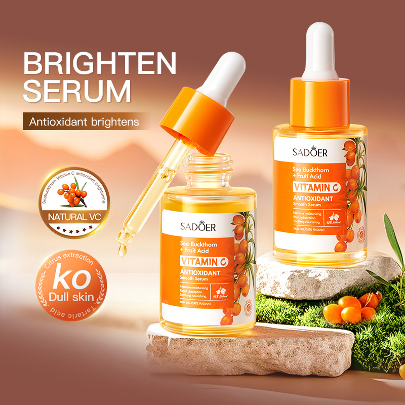 SADOER Sea Buckthorn Vitamin C - Silk Press Serum ulasan dan harga