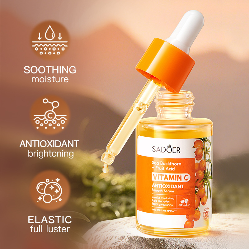SADOER Sea Buckthorn Vitamin C - Silk Press Serum ulasan dan harga