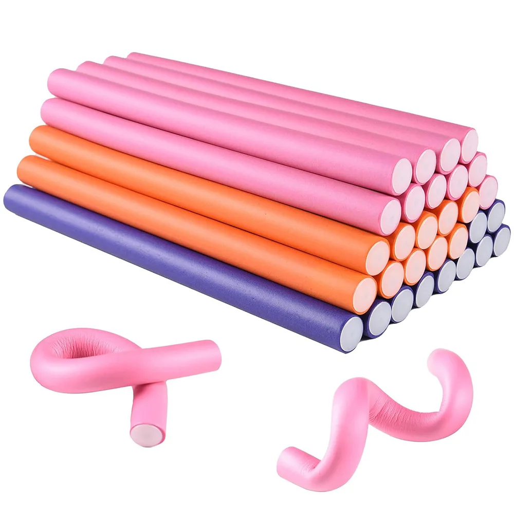 42pcs/Set Flexible Curling Rod - Hair Roller Set Flexi ulasan dan harga