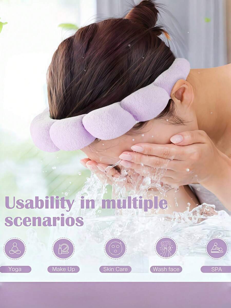 3pcs1set  Sponge Headband Wris - Hair Care Is Self Care ulasan dan harga