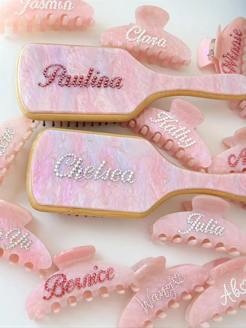 Custom Big Size Name Hair Brus - Hair Care Long Hair ulasan dan harga
