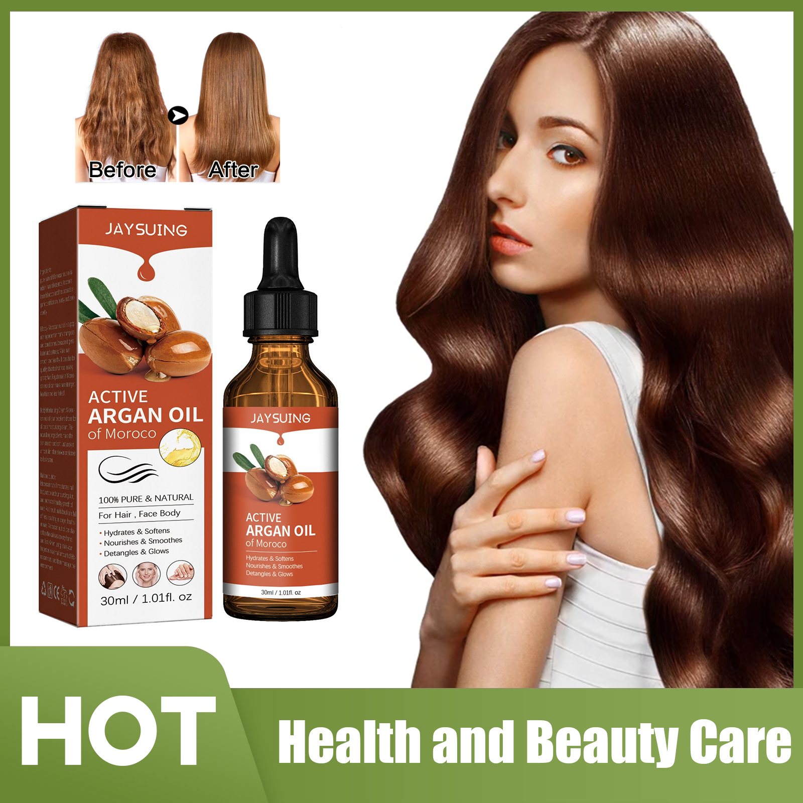 Argan Oil for Hair Treatment S - Hair Care Essence ulasan dan harga