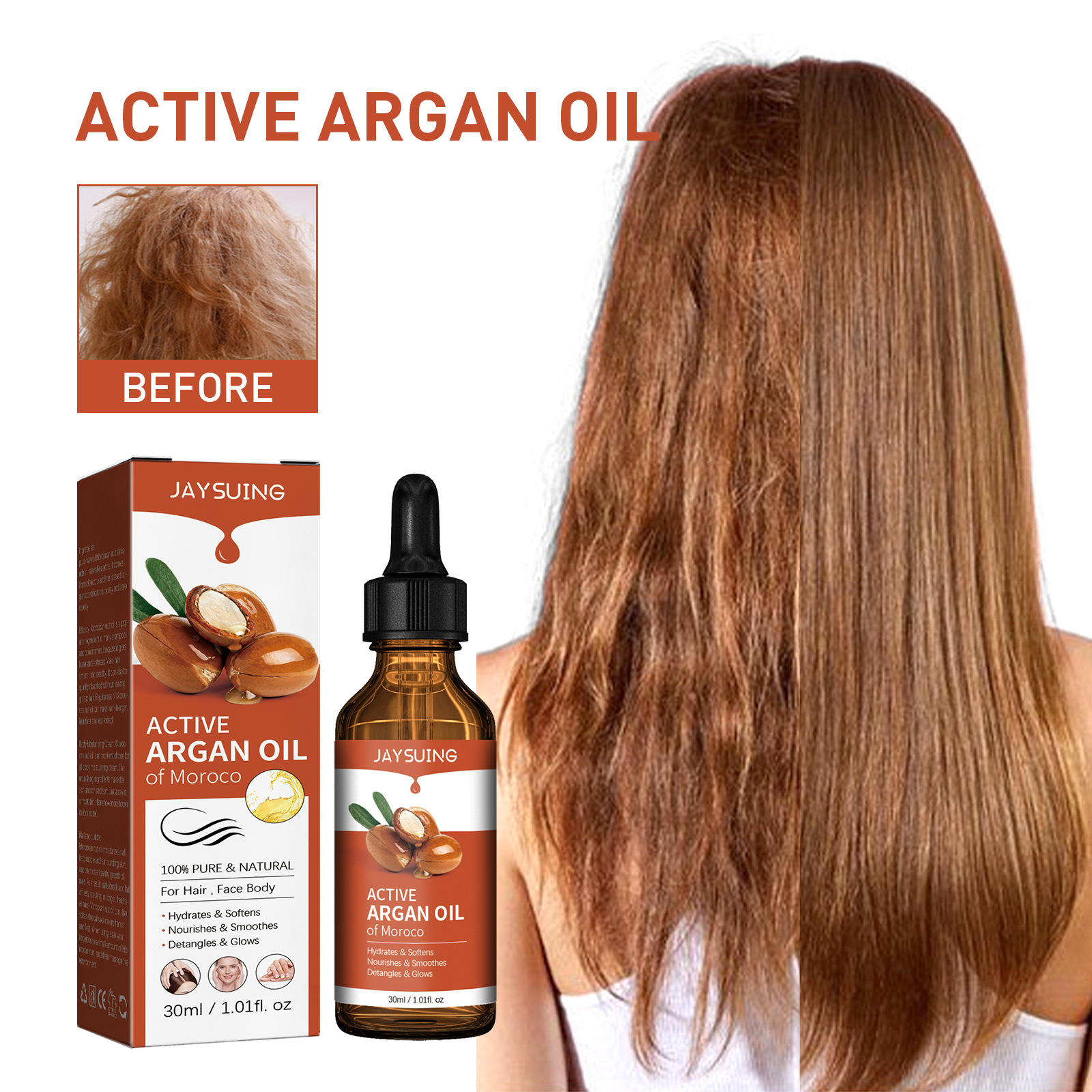 Argan Oil for Hair Treatment S - Hair Care Essence ulasan dan harga