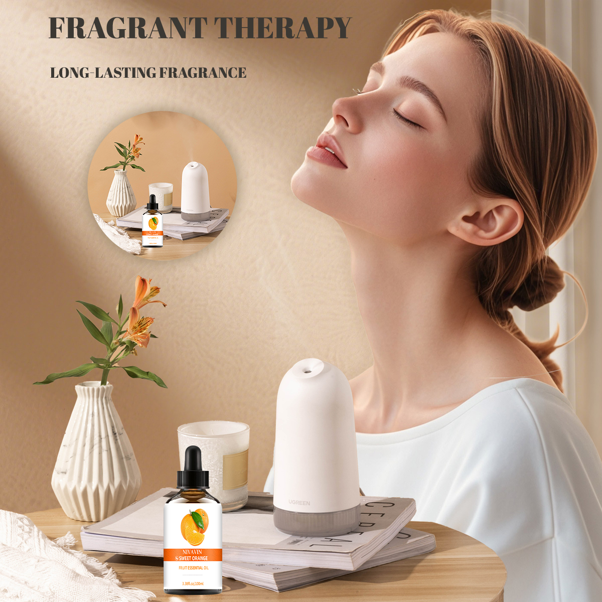 NIVAVIN 30ml/60ml/100ml Strawb - Hair Care Fragrance Essential Oil ulasan dan harga