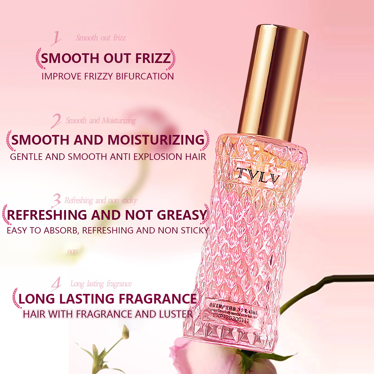 2 - in - 1 Hair Repair Perfume - Hair Care Fragrance Essential Oil ulasan dan harga