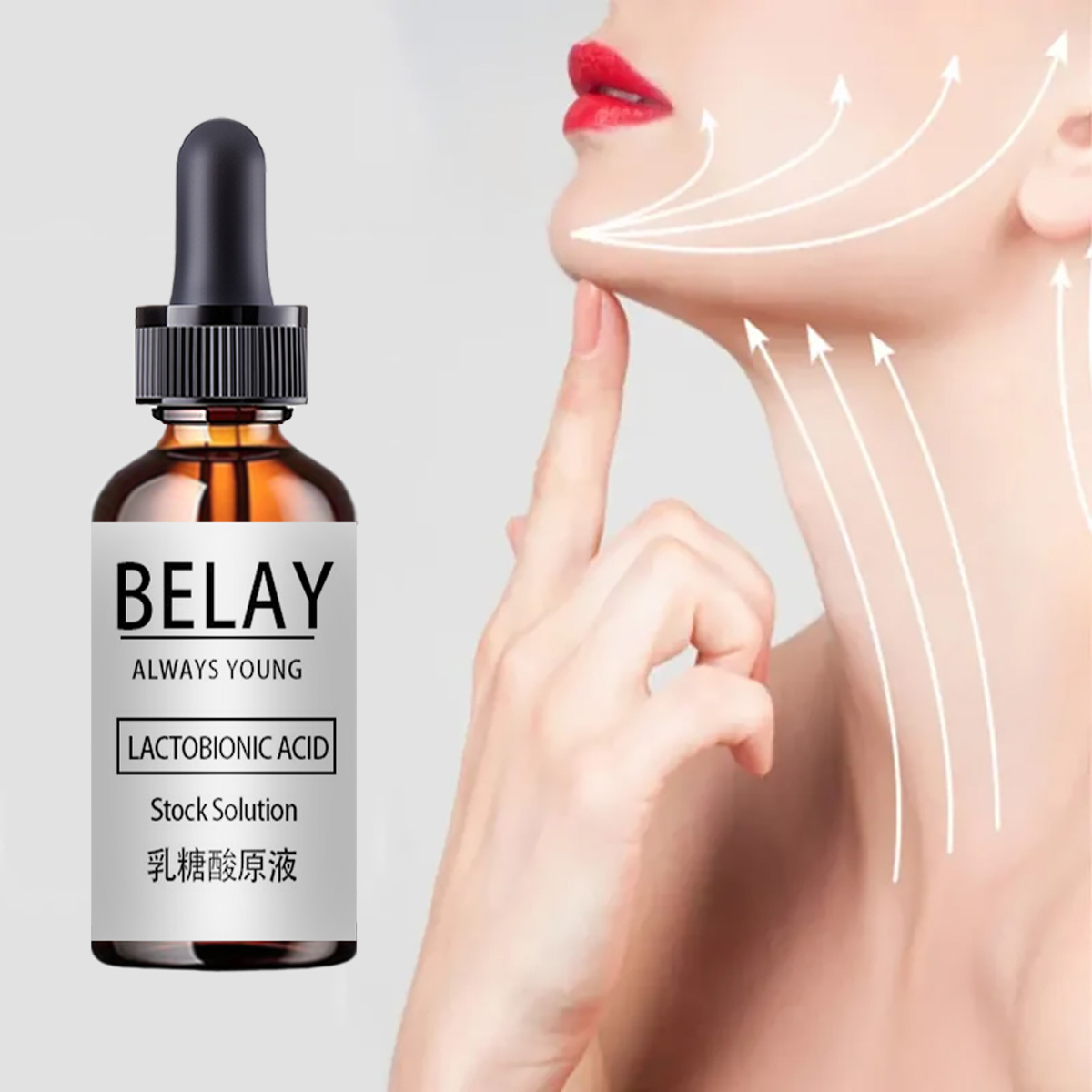 Lactobionic Acid Shrink Pores  - Silk Press Serum ulasan dan harga