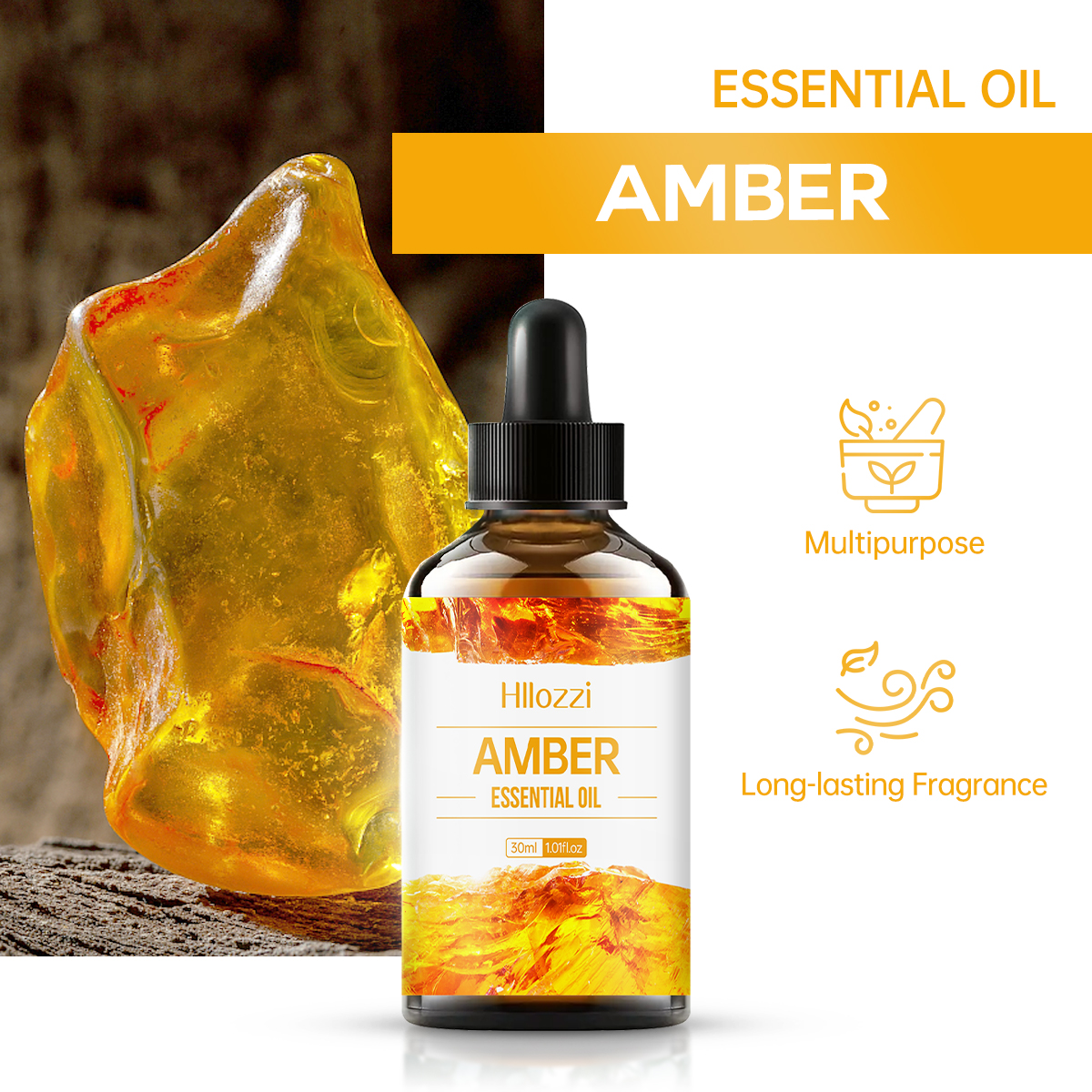 Amber essential oil, a natural - Hair Care Fragrance Essential Oil ulasan dan harga
