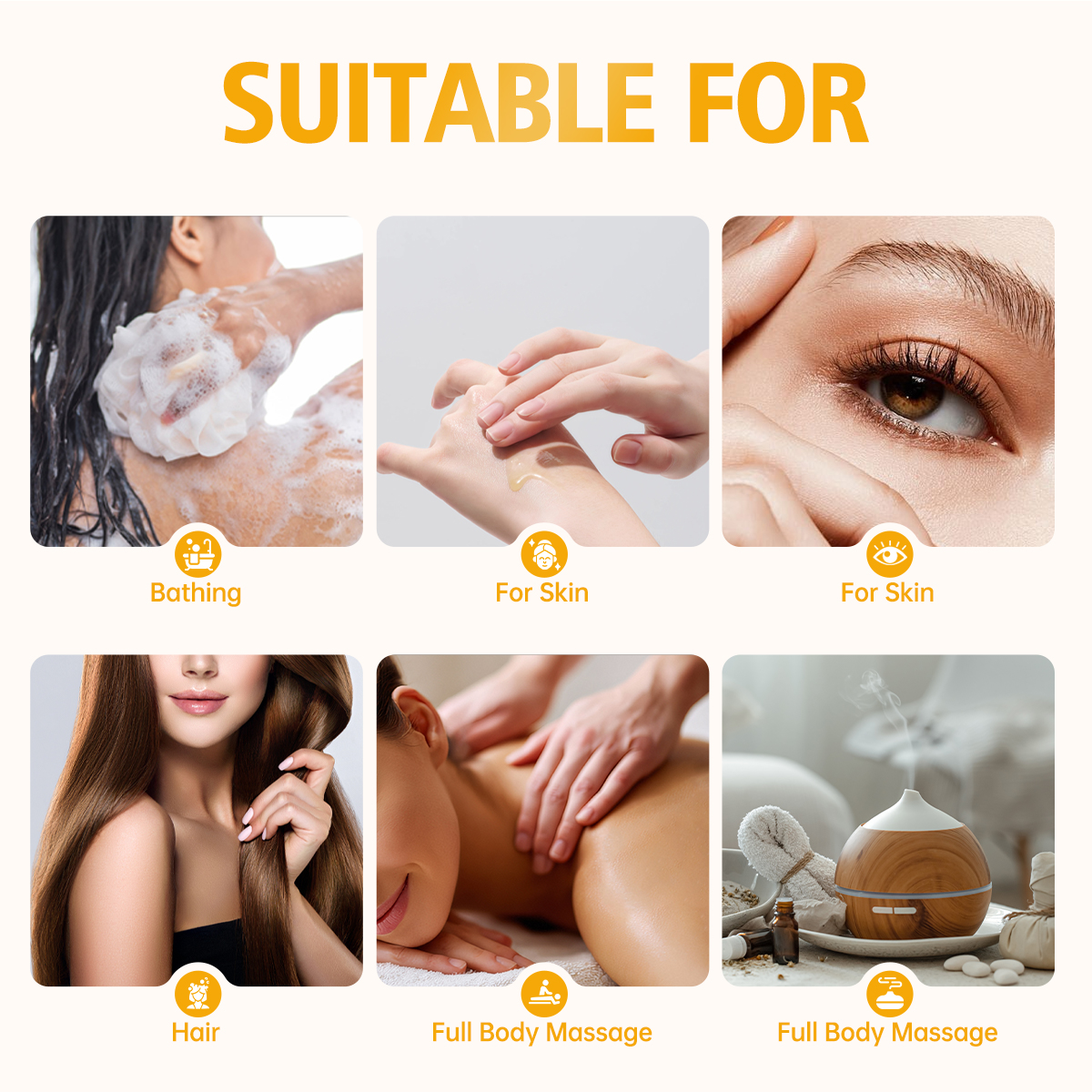 Amber essential oil, a natural - Hair Care Fragrance Essential Oil ulasan dan harga