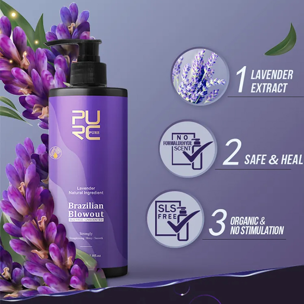 PURC Lavender 12% Brazilian Ke - Hair Care Dupes ulasan dan harga