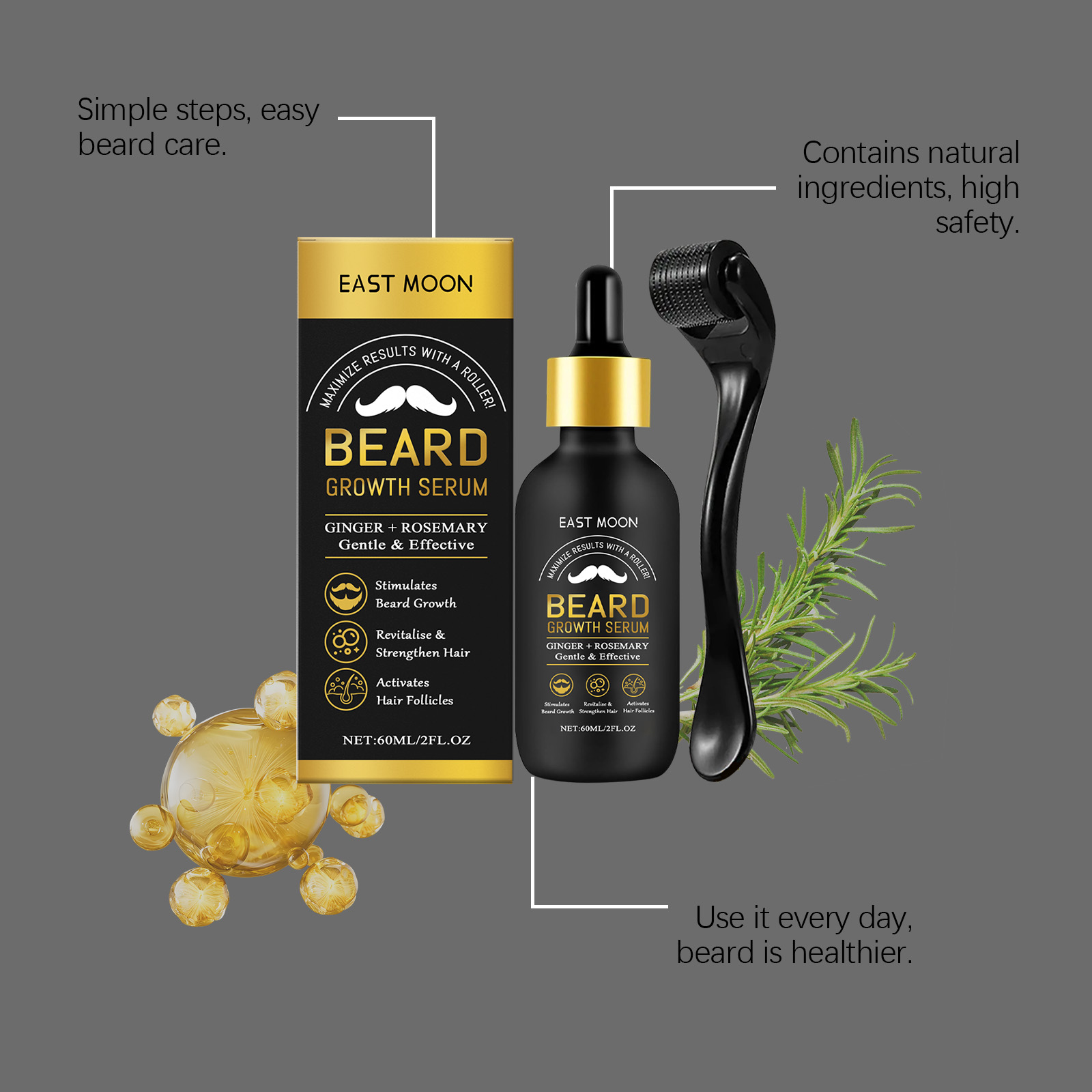 Beard Care Essential Oil Deep  - Hair Care Fragrance Essential Oil ulasan dan harga